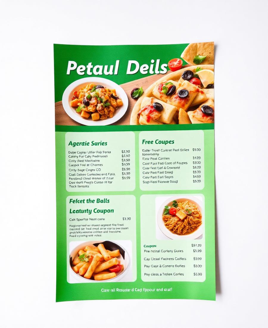 Meal Deals Restaurant Menu